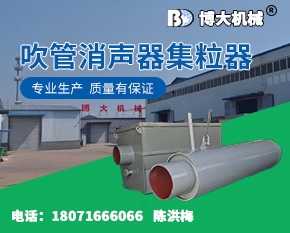 吹管消声器集粒器