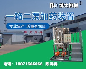 一箱二泵加药装置